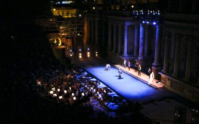 “Medea” with the Spanish National Ballet and the Orchestra of Extremadura in the Ancient Roman Theater of Mérida