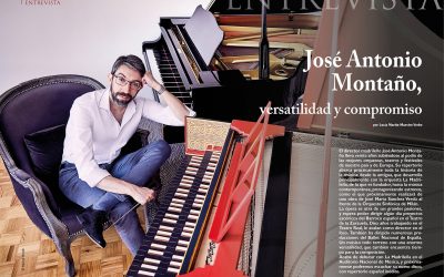 José Antonio Montaño cover of the prestigious music magazine Melómano.